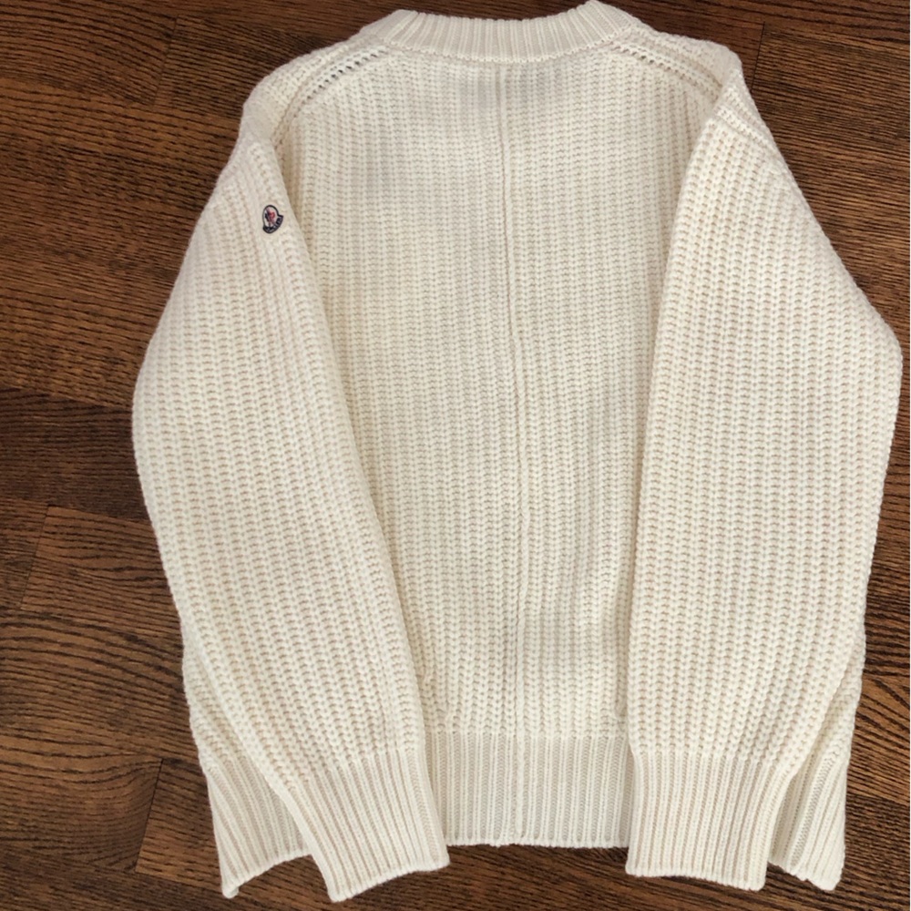 Moncler - Rib Wool Sweater Size Large - Picture 10 of 10